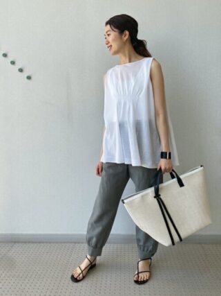 運動会ママコーデ ジョガーパンツでおしゃれママ10選 着こなしを紹介 Nikomame にこまめ